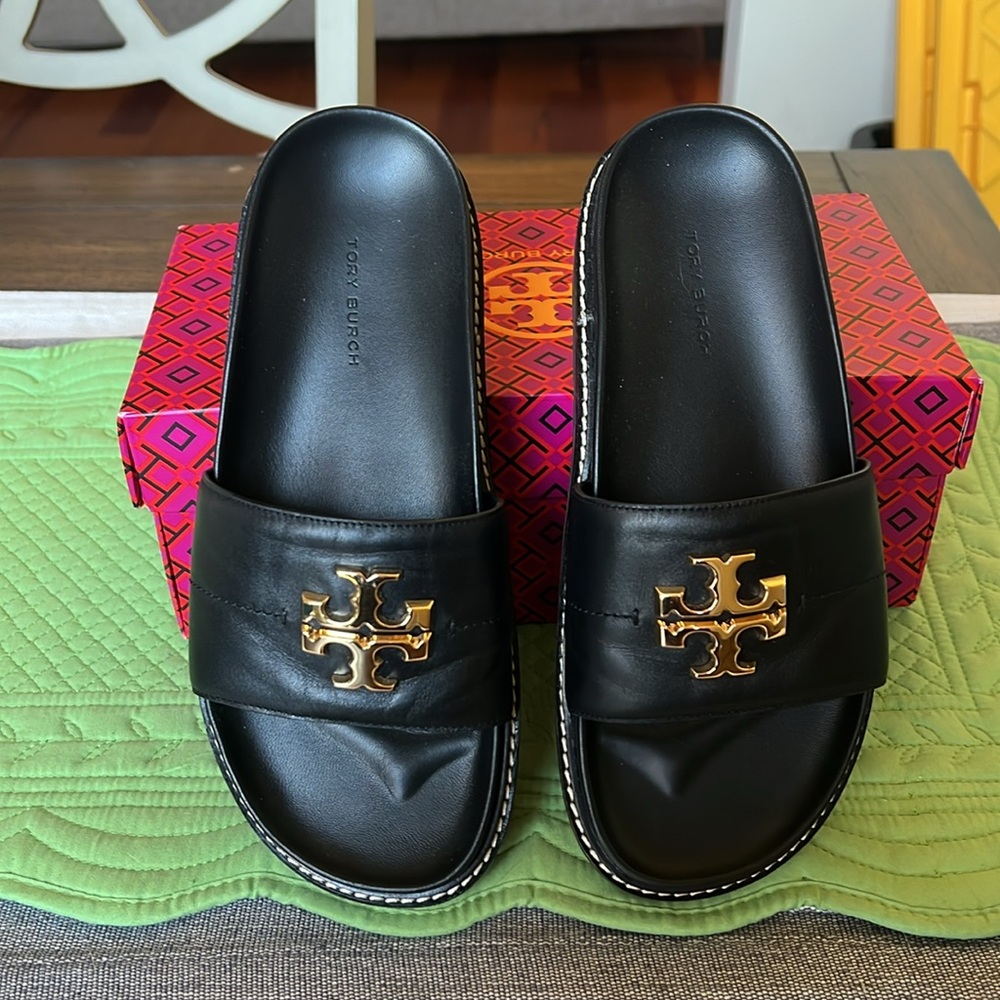 Tory Burch Everly Anatomical Lug slip on sandal